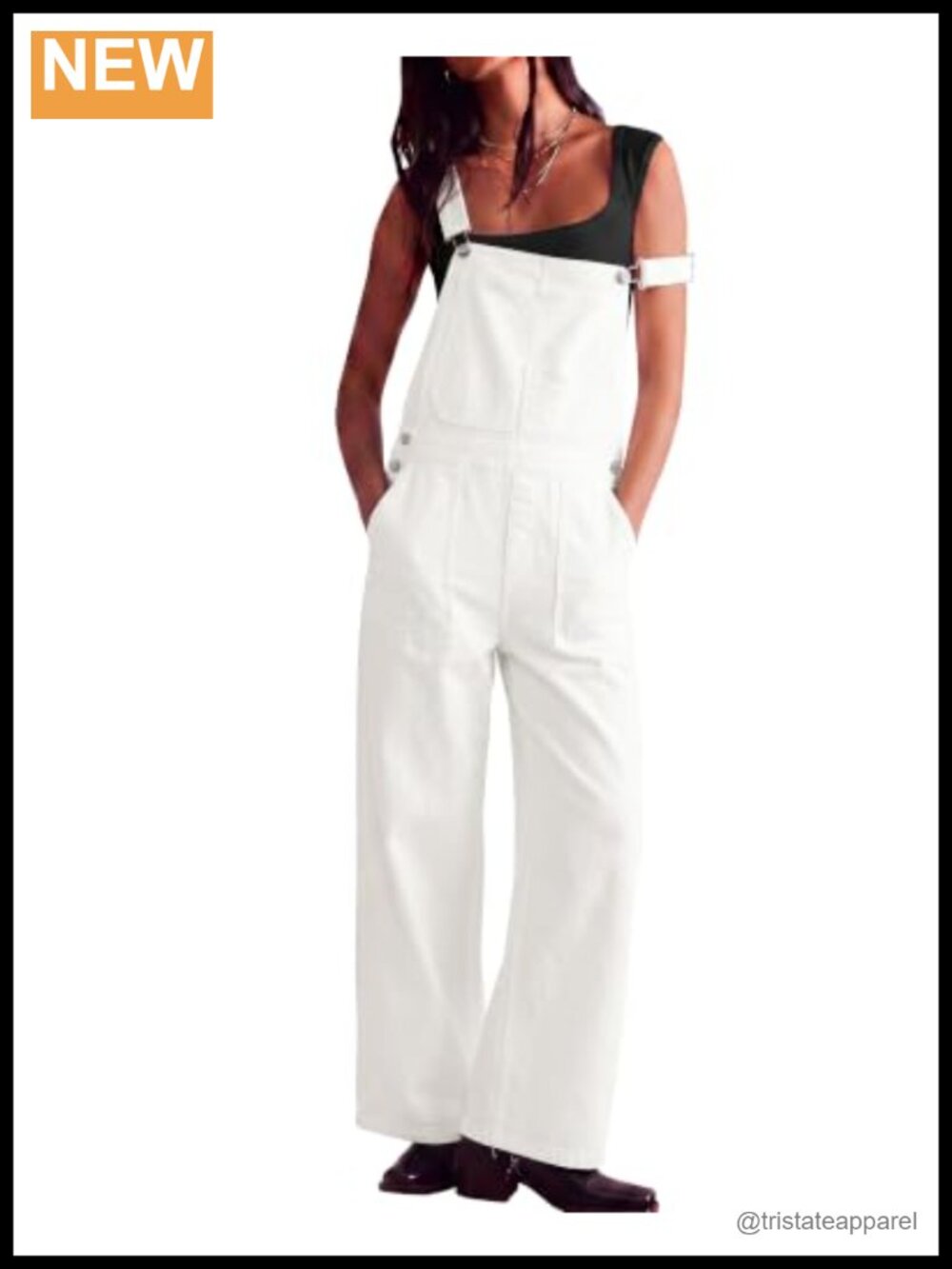 Women's Denim Overalls Wide Leg Boyfriend Jean Jumpsuit Stretch Cotton Blend